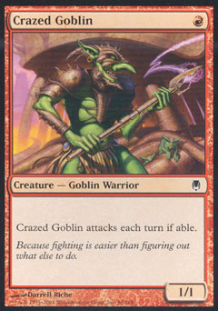 Crazed Goblin (Darksteel) Medium Play