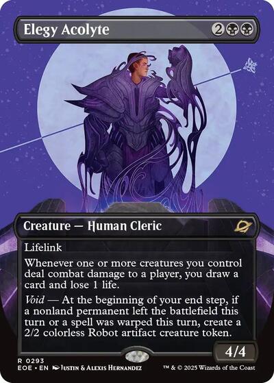 Elegy Acolyte (Borderless) (Edge of Eternities) Light Play