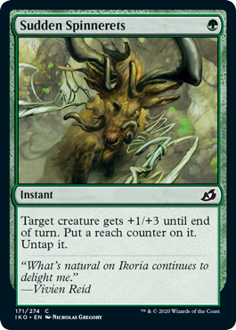 Sudden Spinnerets (Ikoria: Lair of Behemoths) Light Play Foil