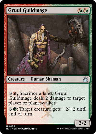 Gruul Guildmage (Ravnica Remastered) Light Play