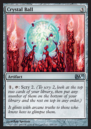 Crystal Ball (Magic 2011 Core Set) Light Play