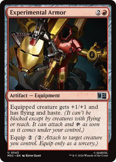 Experimental Armor (Commander: Marvel Super Heroes) Light Play