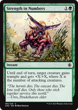 Strength in Numbers (Conspiracy: Take the Crown) Heavy Play