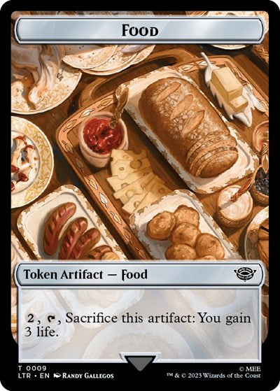 Food Token (0009) (Universes Beyond: The Lord of the Rings: Tales of Middle-earth) Light Play