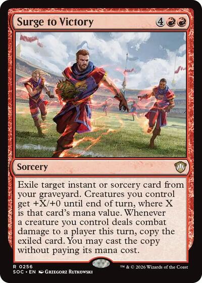 Surge to Victory (Commander: Secrets of Strixhaven) Light Play