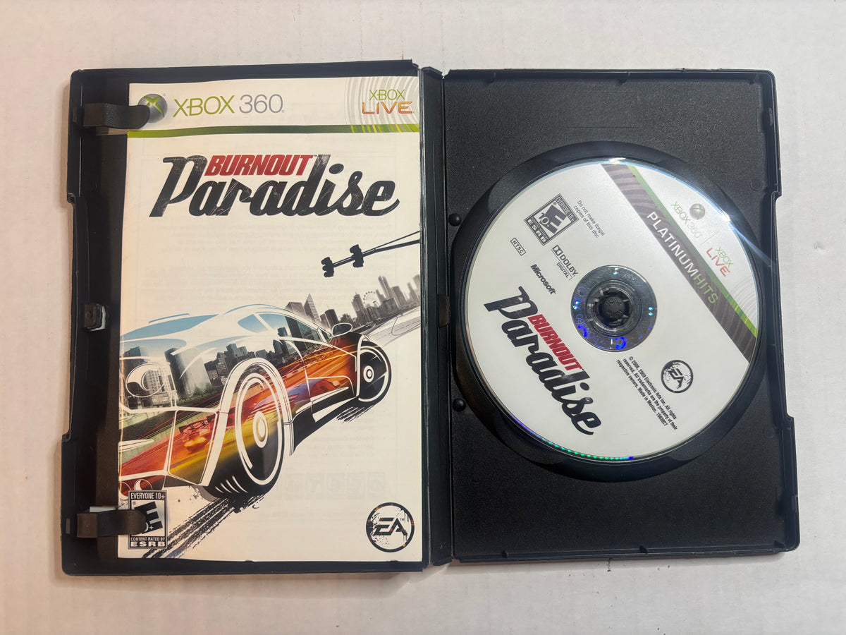 Burnout Paradise (Xbox 360) (Complete in Box) (Tested/Working)