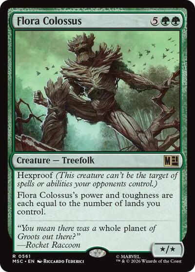 Flora Colossus (Commander: Marvel Super Heroes) Light Play