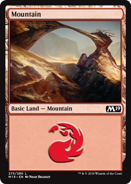 Mountain (273) (Magic 2019 Core Set) Light Play