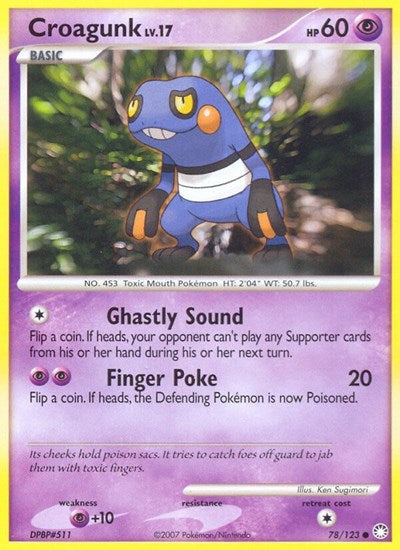 Croagunk (Mysterious Treasures) Light Play