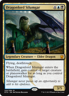 Dragonlord Silumgar (Dragons of Tarkir) Damaged / Poor