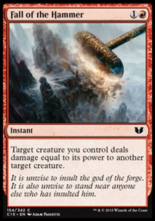 Fall of the Hammer (Commander 2015) Light Play