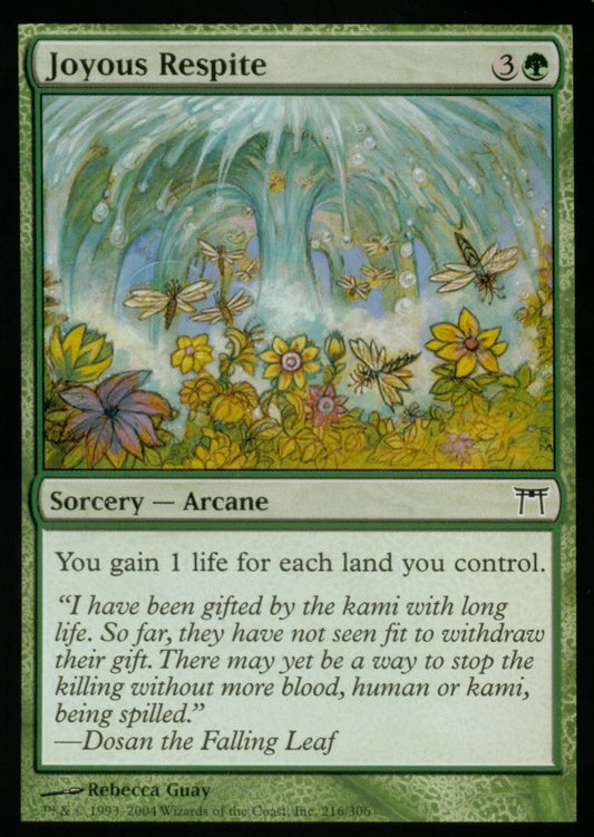 Joyous Respite (Champions of Kamigawa) Medium Play
