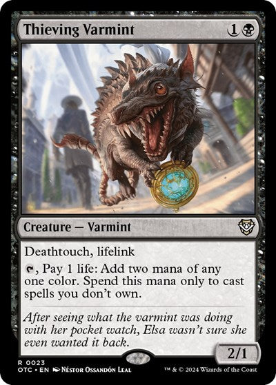 Thieving Varmint (Commander: Outlaws of Thunder Junction) Light Play