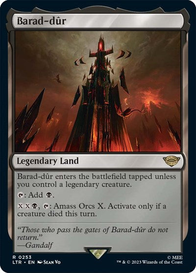 Barad-dur (Universes Beyond: The Lord of the Rings: Tales of Middle-earth) Light Play Foil