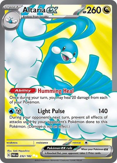 Altaria ex - 232 (Scarlet and Violet: Paradox Rift) Near Mint Holofoil