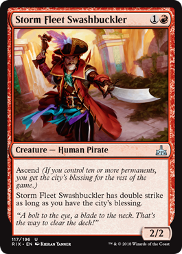 Storm Fleet Swashbuckler (Rivals of Ixalan) Light Play Foil