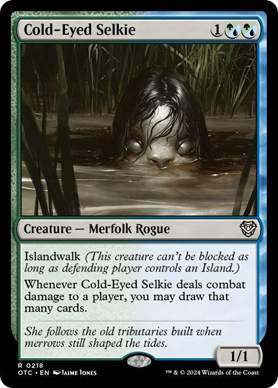 Cold-Eyed Selkie (Commander: Outlaws of Thunder Junction) Light Play