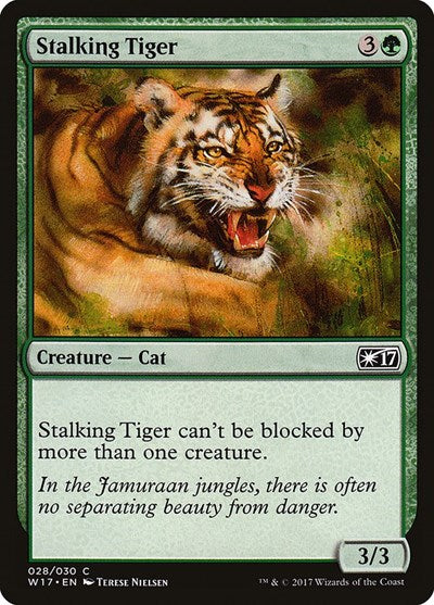 Stalking Tiger (Welcome Deck 2017) Light Play
