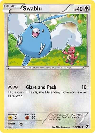 Swablu (Legendary Treasures) Medium Play