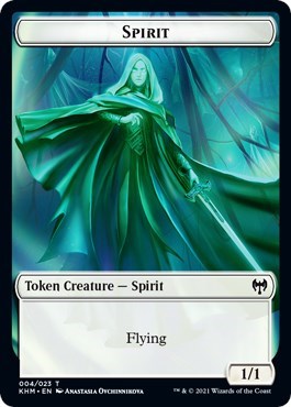 Spirit Token (Kaldheim) Light Play