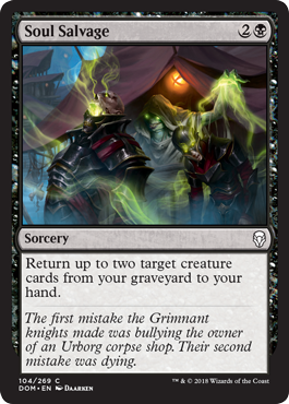 Soul Salvage (Dominaria) Light Play