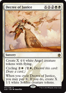 Decree of Justice (Masters 25) Light Play