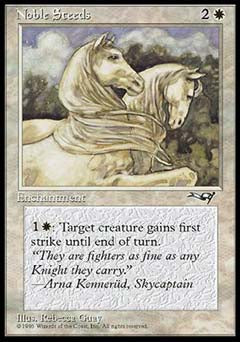 Noble Steeds (Horses Foreground) (Alliances) Medium Play