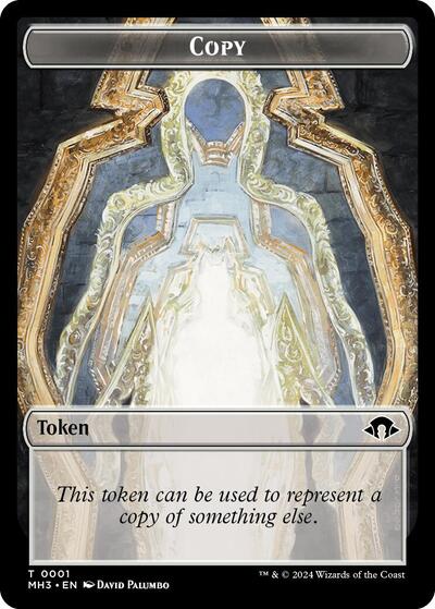 Copy Token (Modern Horizons 3) Light Play
