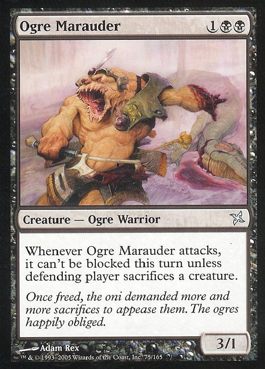 Ogre Marauder (Betrayers of Kamigawa) Light Play
