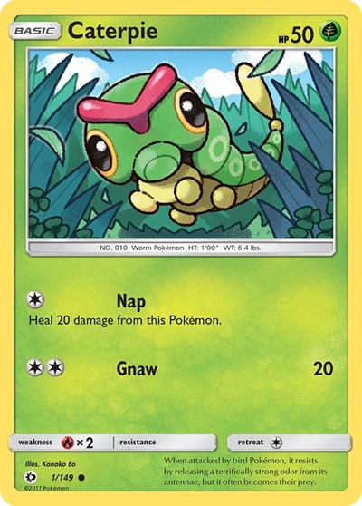 Caterpie (SM Base Set) Light Play