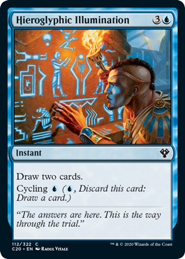 Hieroglyphic Illumination (Commander 2020 Ikoria) Light Play