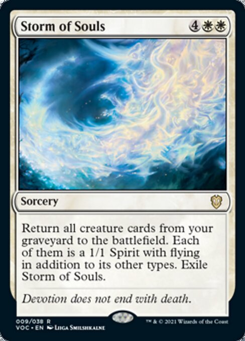 Storm of Souls (Commander 2021 Crimson Vow) Light Play