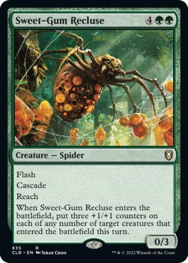 Sweet-Gum Recluse (Commander Legends: Battle for Baldur's Gate) Light Play