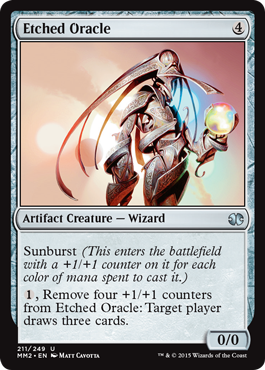 Etched Oracle (Modern Masters 2015) Light Play
