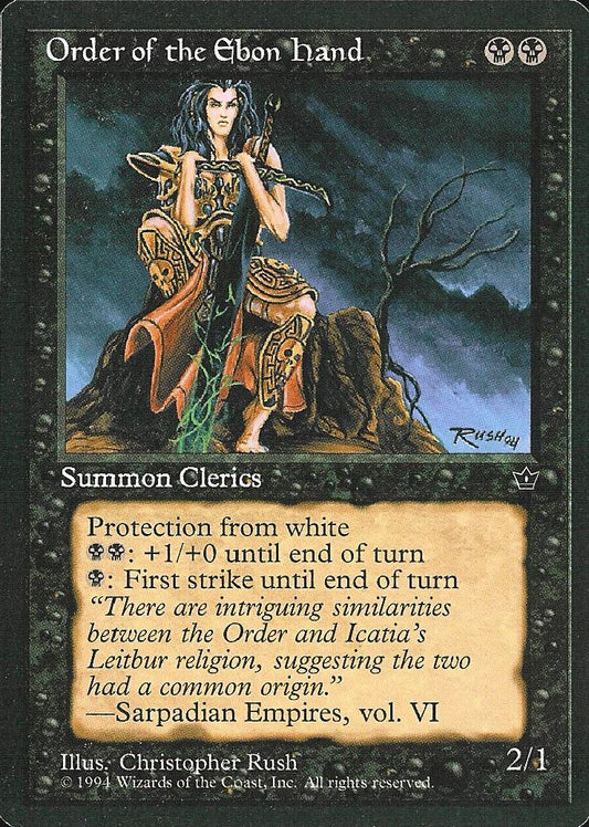 Order of the Ebon Hand (Rush) (Fallen Empires) Light Play
