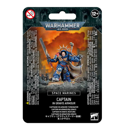 SPACE MARINES CAPTAIN IN GRAVIS ARMOUR