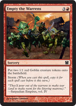 Empty the Warrens (Modern Masters) Light Play Foil
