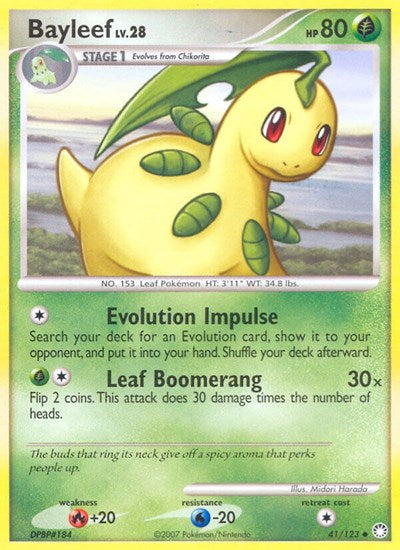 Bayleef (Mysterious Treasures) Medium Play