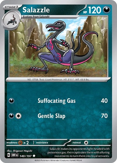 Salazzle (Scarlet and  Violet: Obsidian Flames) Light Play