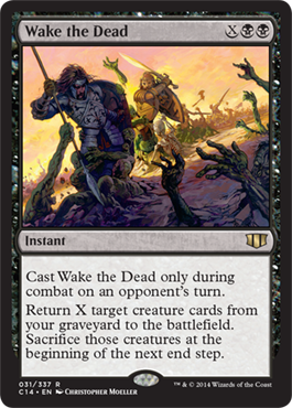 Wake the Dead (Commander 2014 Edition) Light Play