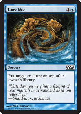 Time Ebb (Magic 2014 Core Set) Light Play