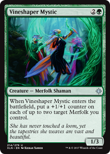 Vineshaper Mystic (Ixalan) Light Play Foil