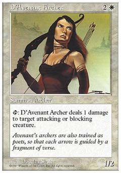D'Avenant Archer (5th Edition) Light Play