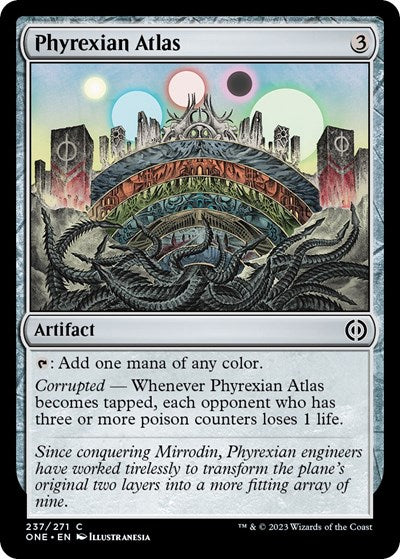 Phyrexian Atlas (Phyrexia: All Will Be One) Light Play