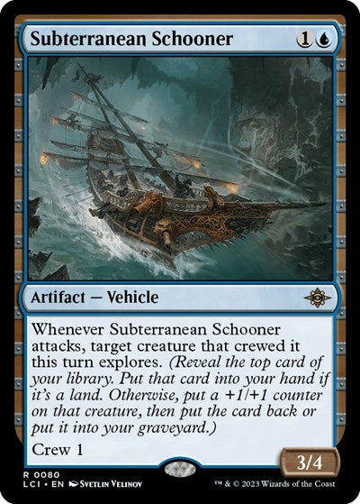 Subterranean Schooner (The Lost Caverns of Ixalan) Light Play
