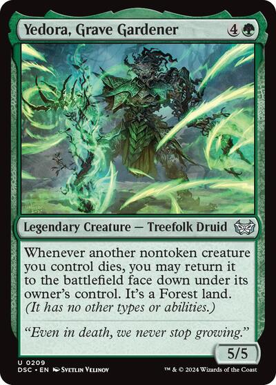 Yedora, Grave Gardener (Commander: Duskmourn: House of Horror) Light Play
