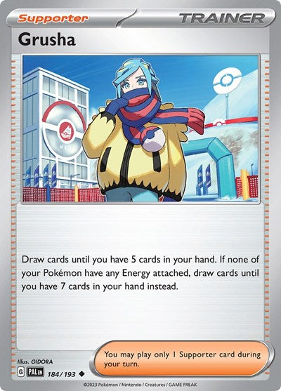Grusha - 184 (SV02: Paldea Evolved) Light Play Reverse Holofoil