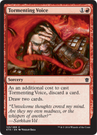 Tormenting Voice (Khans of Tarkir) Light Play