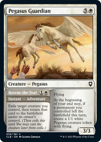 Pegasus Guardian (Commander Legends: Battle for Baldur's Gate) Light Play