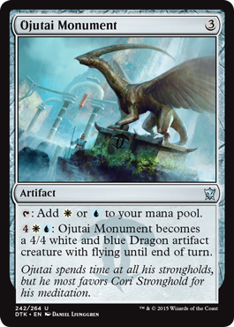 Ojutai Monument (Dragons of Tarkir) Light Play
